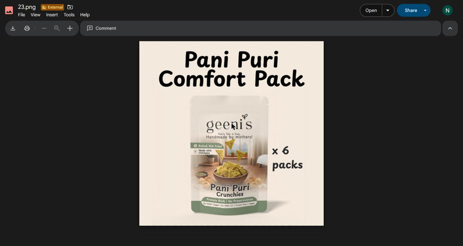 Pani Puri Comfort Pack (6 Packs)