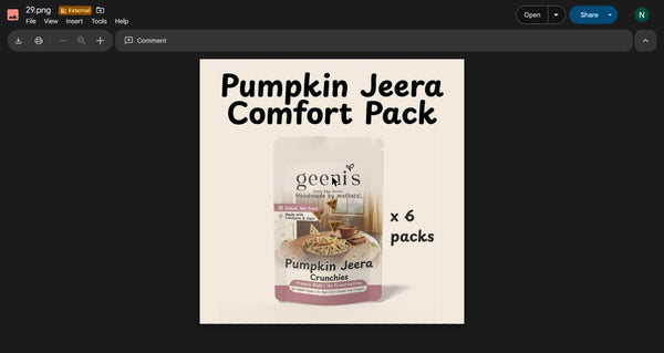 Pumpkin Jeera Comfort Pack (6 Packs)