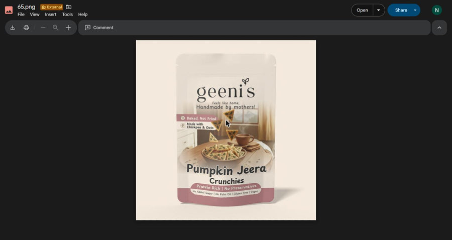 Pumpkin Jeera Crunchies