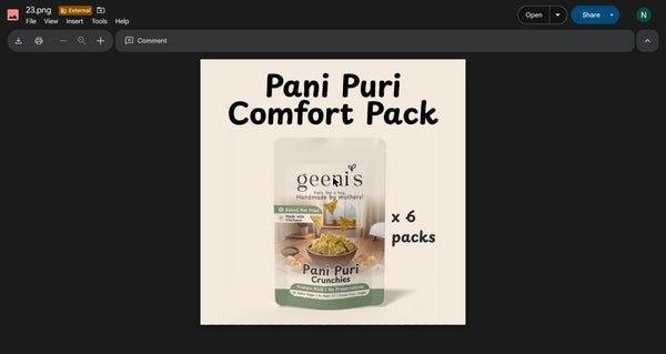 Pani Puri Comfort Pack (6 Packs)